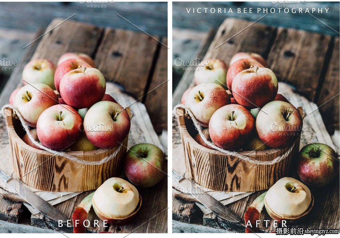 情绪美食胶片调色LR预设手机滤镜FOOD LIGHTROOM PRESETS