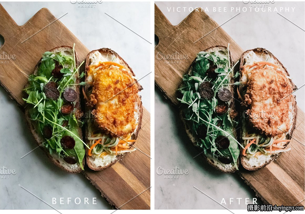 情绪美食胶片调色LR预设手机滤镜FOOD LIGHTROOM PRESETS