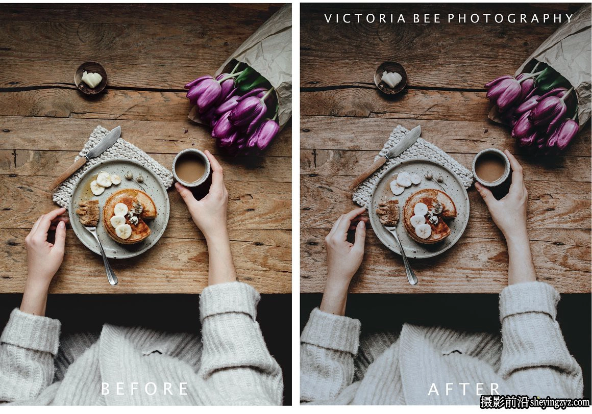 情绪美食胶片调色LR预设手机滤镜FOOD LIGHTROOM PRESETS