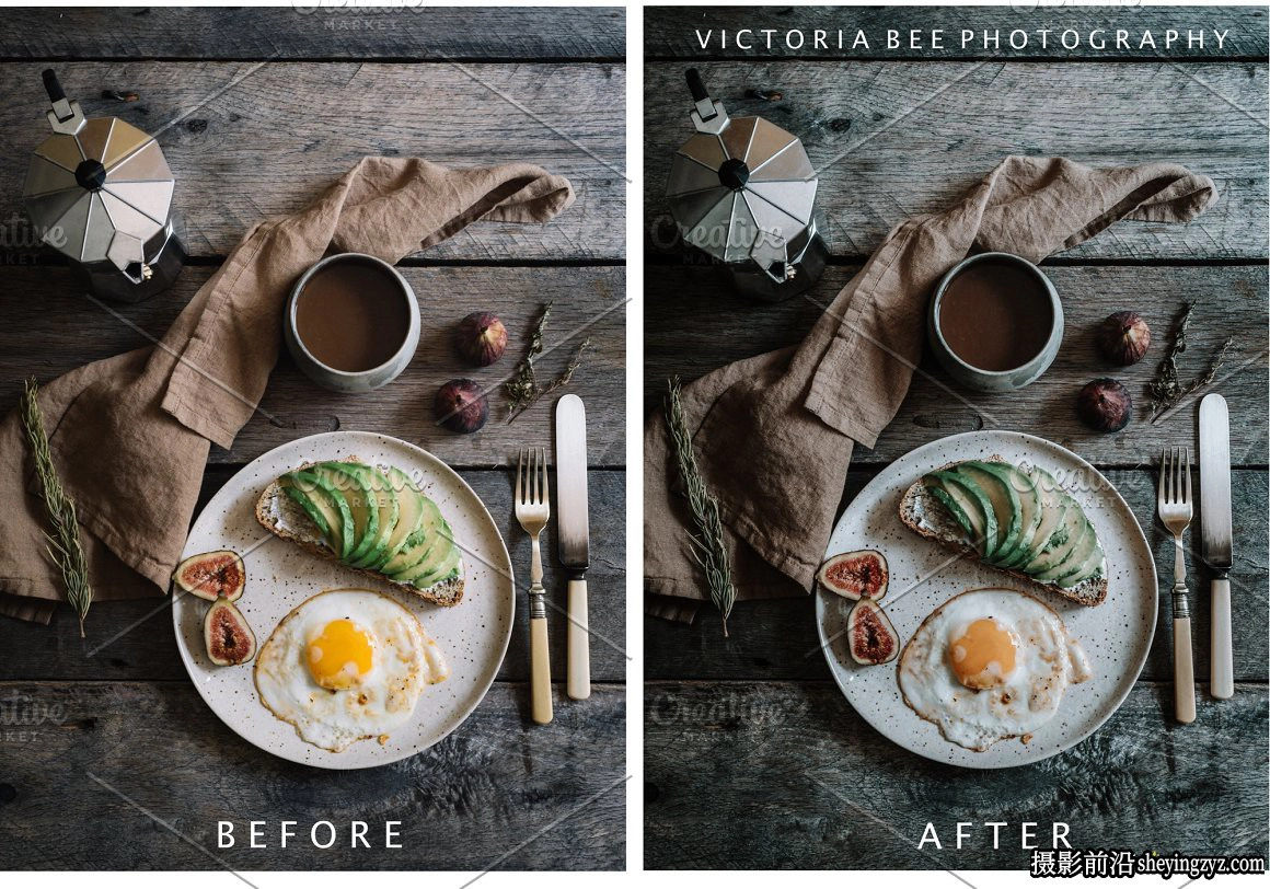 情绪美食胶片调色LR预设手机滤镜FOOD LIGHTROOM PRESETS