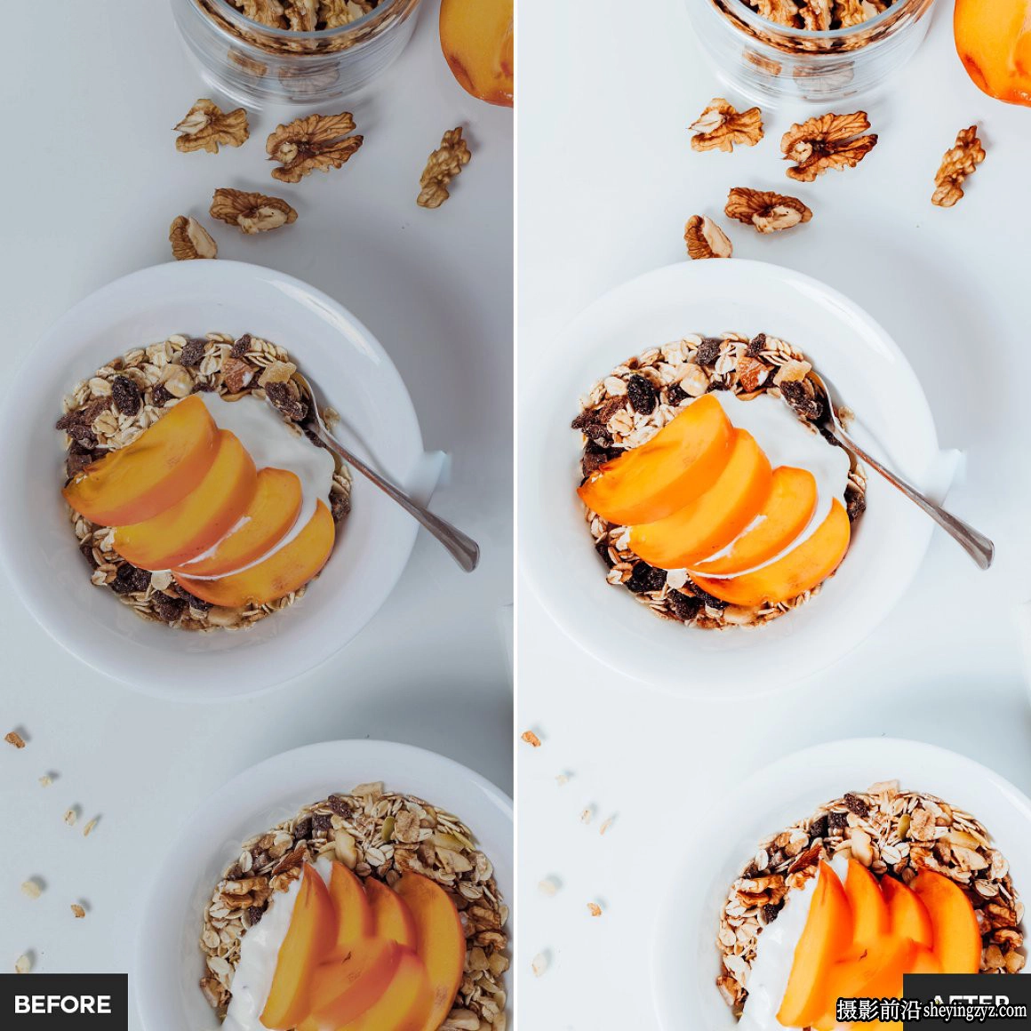 明亮通透美食胶片调色LR预设/手机预设 Food Lightroom Presets