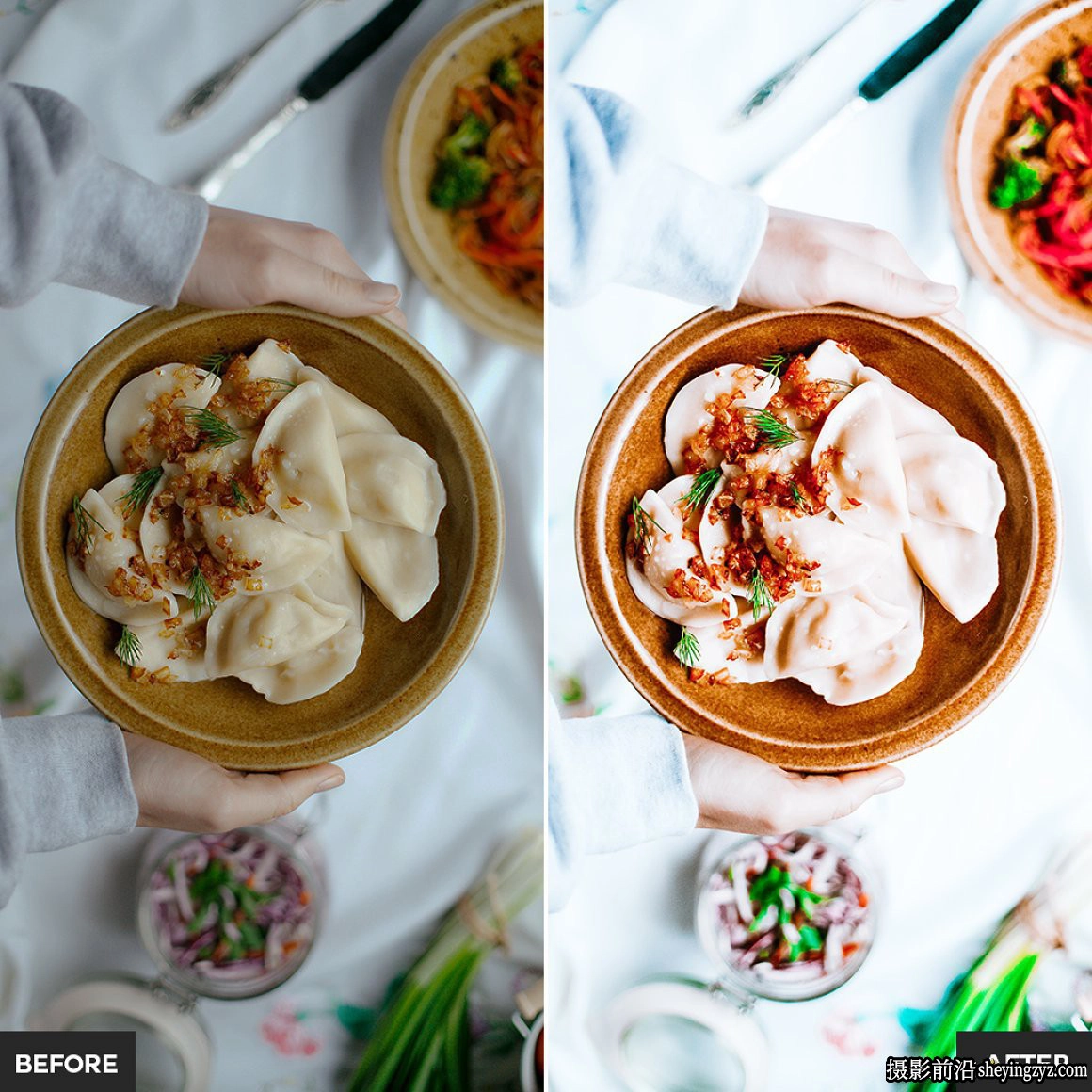 明亮通透美食胶片调色LR预设/手机预设 Food Lightroom Presets