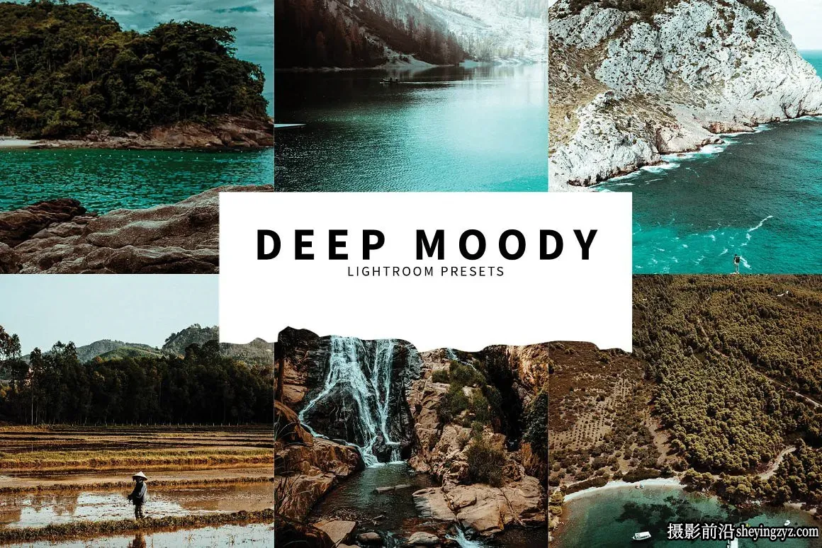 情绪风光蓝绿调胶片调色LR预设 Deep Moody Lightroom Presets