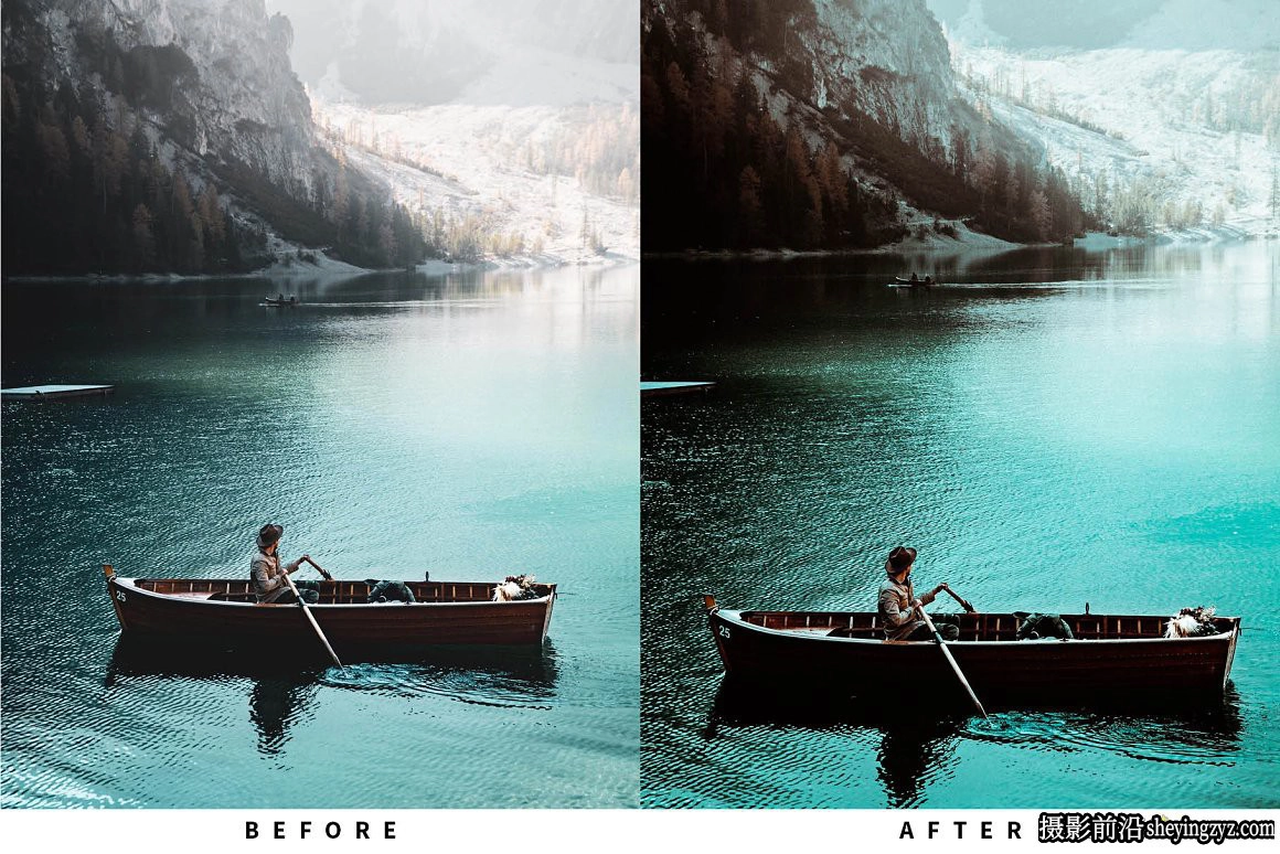 情绪风光蓝绿调胶片调色LR预设 Deep Moody Lightroom Presets