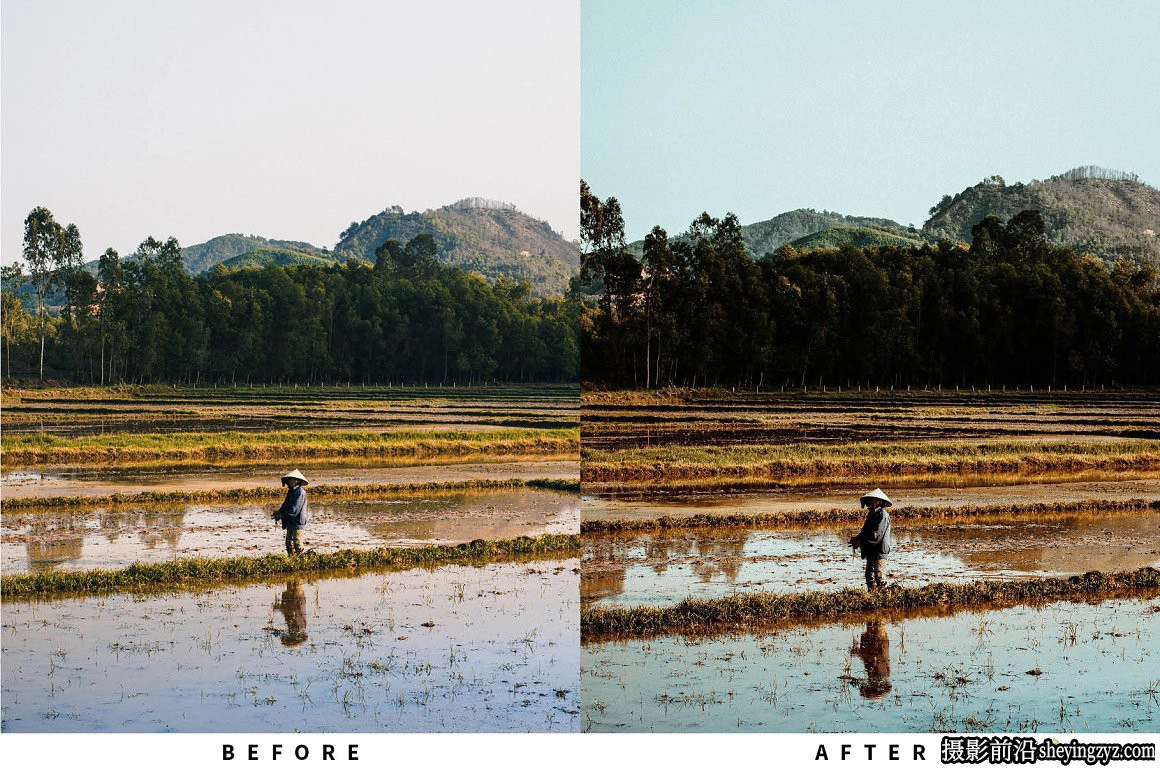 情绪风光蓝绿调胶片调色LR预设 Deep Moody Lightroom Presets