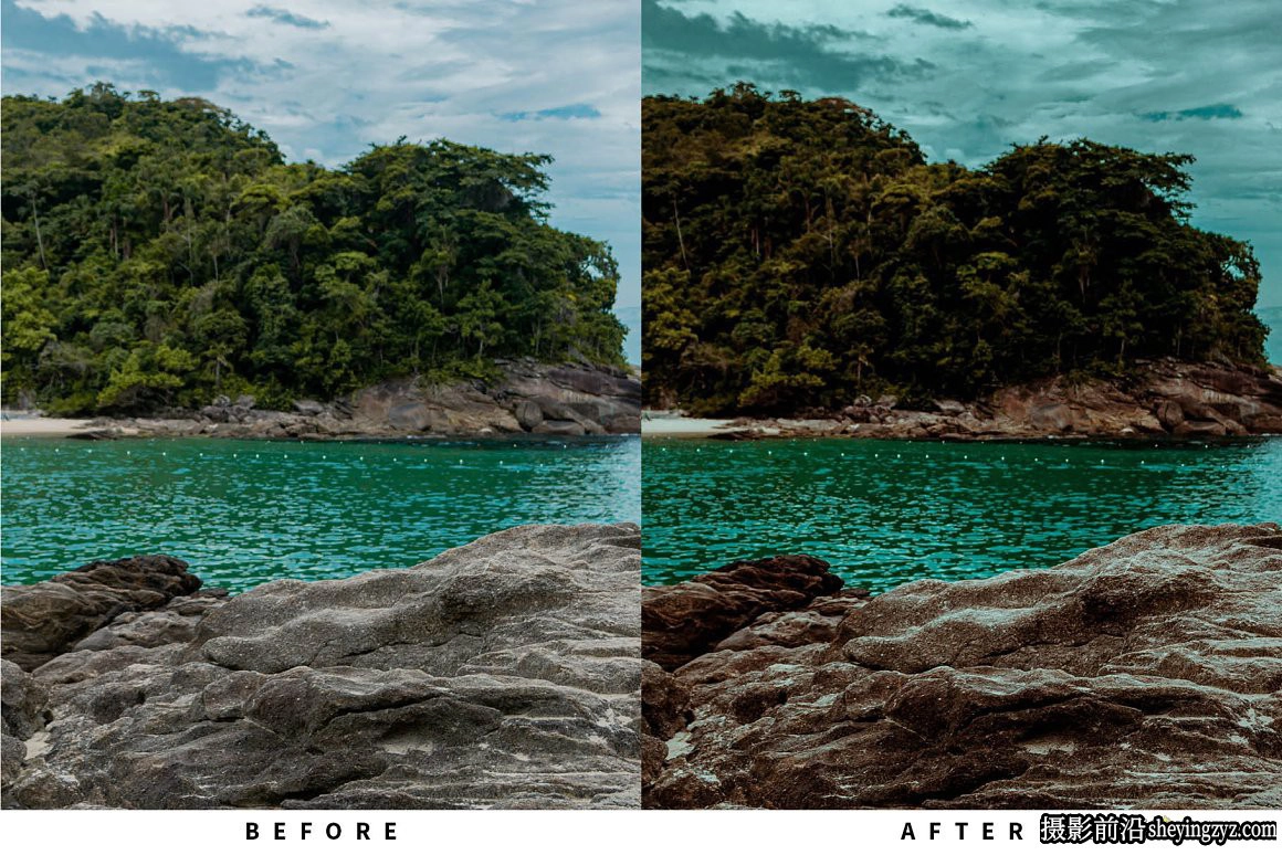 情绪风光蓝绿调胶片调色LR预设 Deep Moody Lightroom Presets