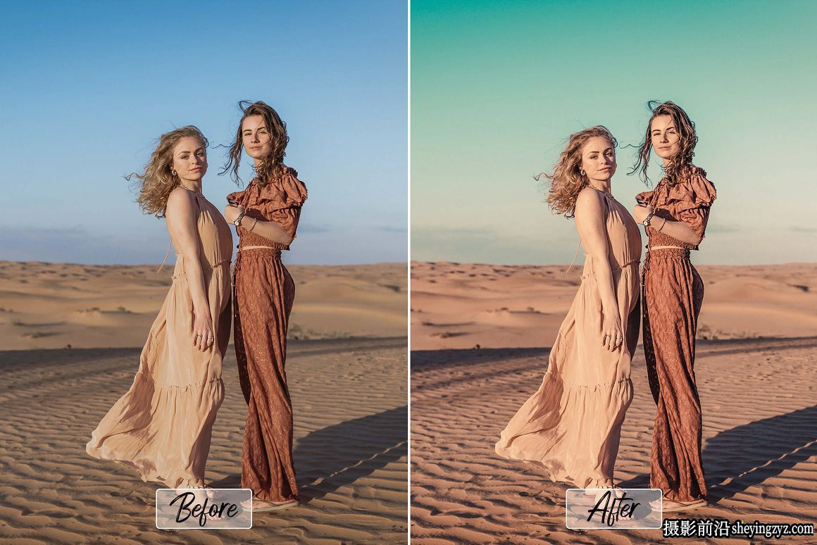 正午阳光沙漠沙丘旅拍调色LR预设 Desert Lightroom Presets