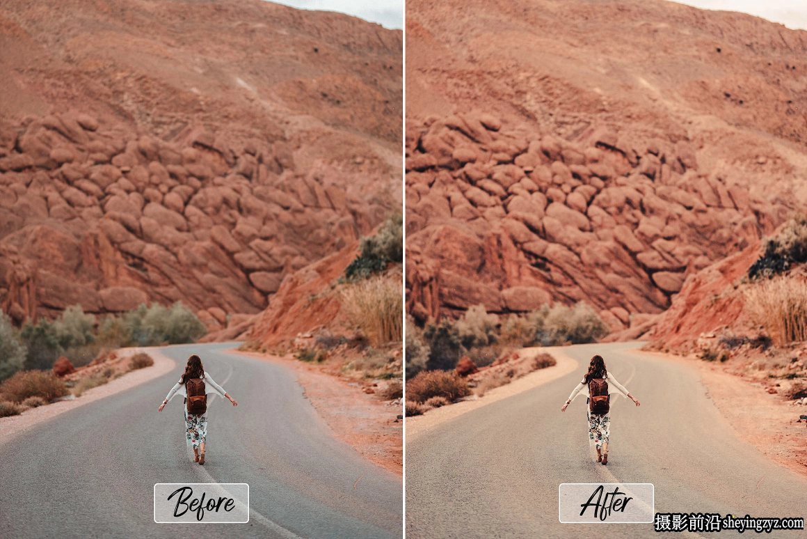 正午阳光沙漠沙丘旅拍调色LR预设 Desert Lightroom Presets
