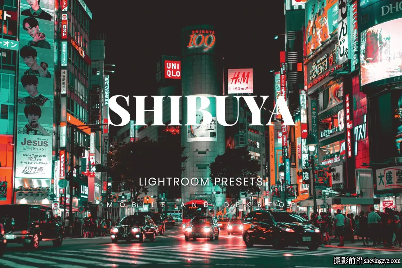 免费lr预设-日本东京街拍建筑LR预设 Shibuya Lightroom Presets