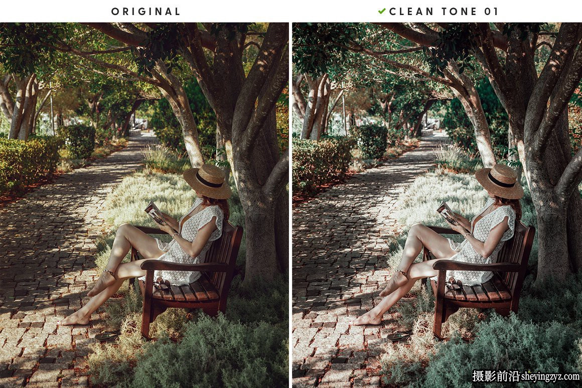 通透时尚网红人像LR预设与手机滤镜Clean Tones-Actions Presets