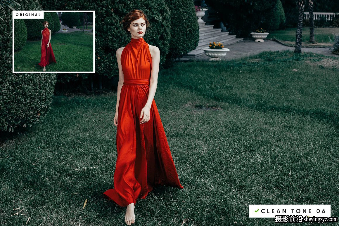 通透时尚网红人像LR预设与手机滤镜Clean Tones-Actions Presets