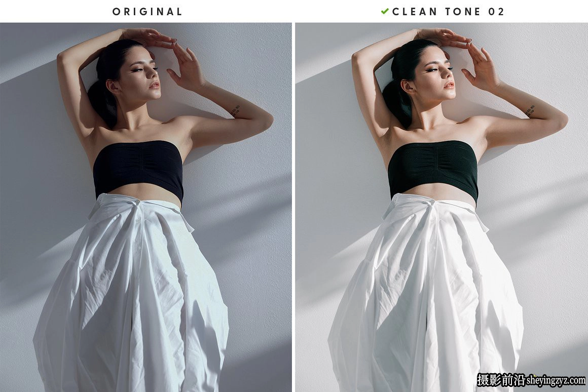 通透时尚网红人像LR预设与手机滤镜Clean Tones-Actions Presets