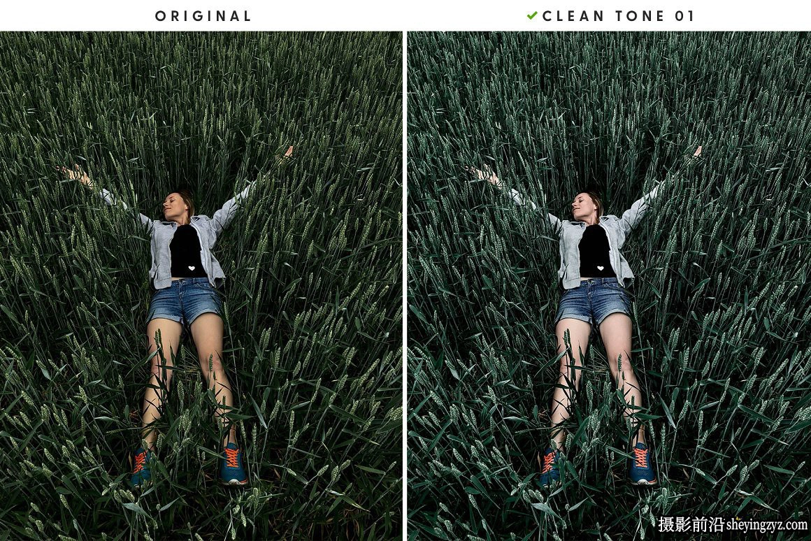 通透时尚网红人像LR预设与手机滤镜Clean Tones-Actions Presets