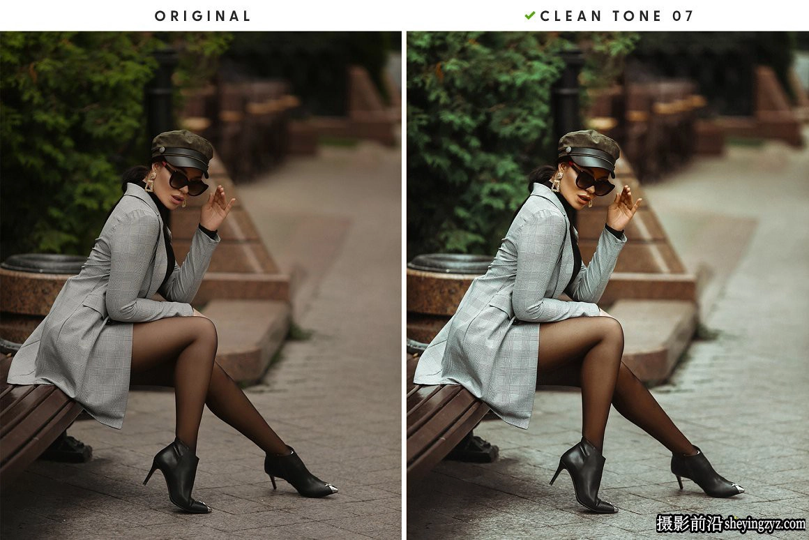 通透时尚网红人像LR预设与手机滤镜Clean Tones-Actions Presets