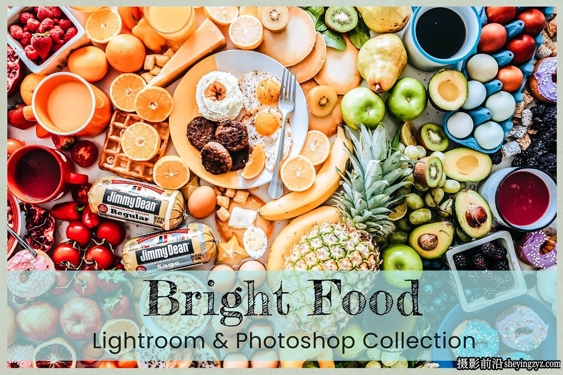 通透美食摄影调色LR预设手机滤镜 Bright Food Photo Edit