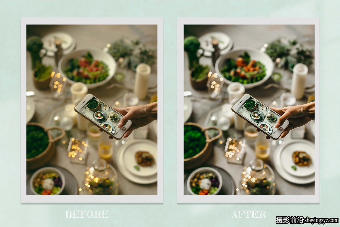 通透美食摄影调色LR预设手机滤镜 Bright Food Photo Edit