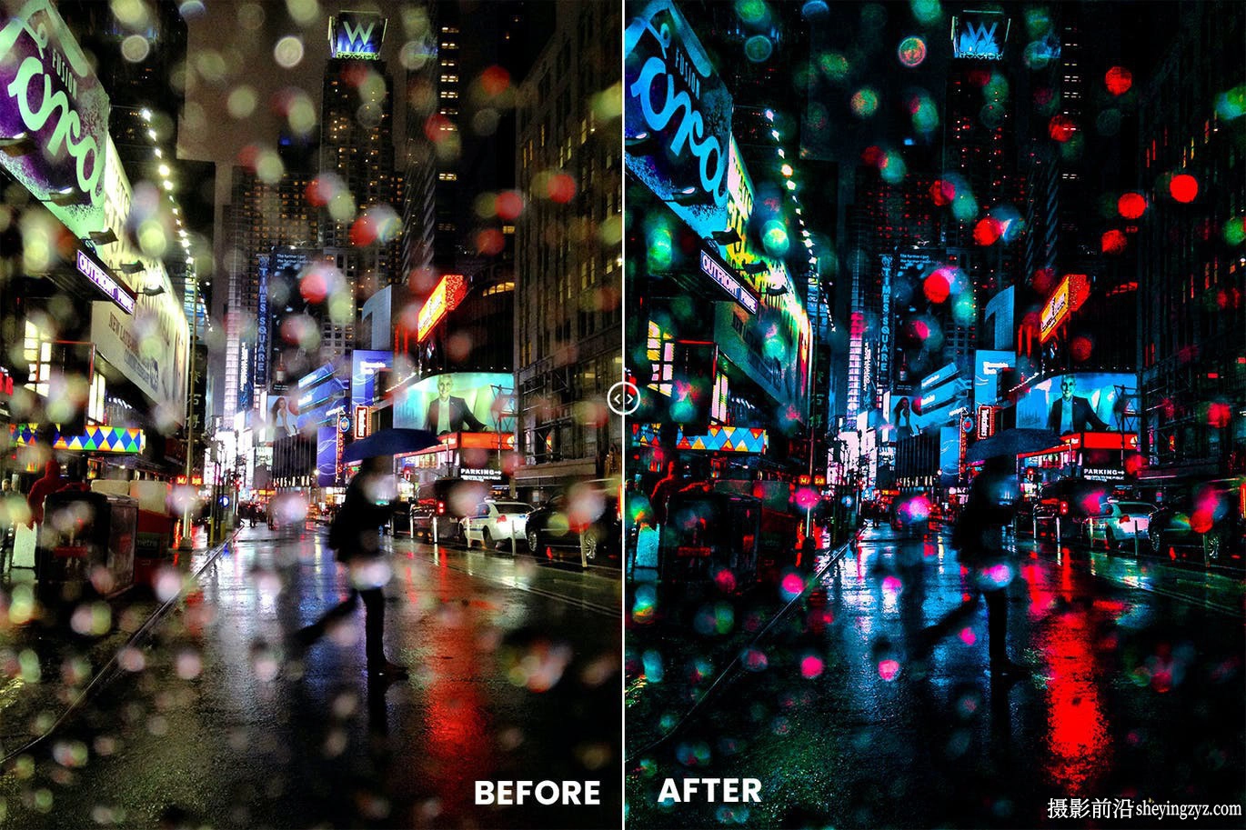 未来城市街拍建筑景观LR预设与手机调色滤镜Photoshop动作