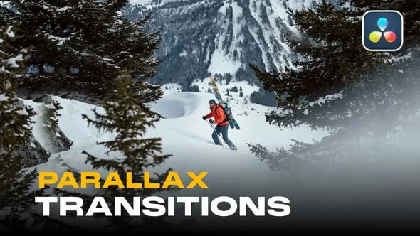 达芬奇模板-视差转变 |20个电影级4K过渡转场模板VH-61225404