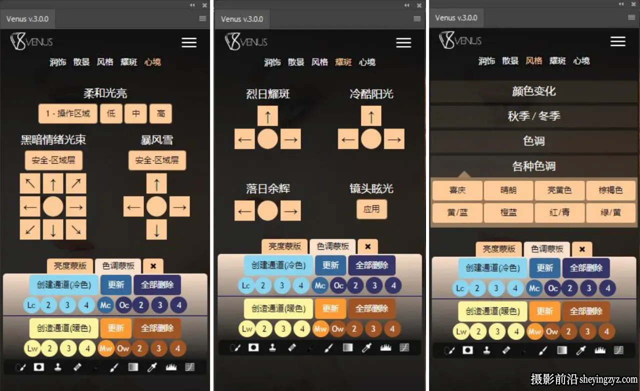 Venus Retouch Panel 3.0汉化版|PS润色磨皮修图插件-支持PS2026