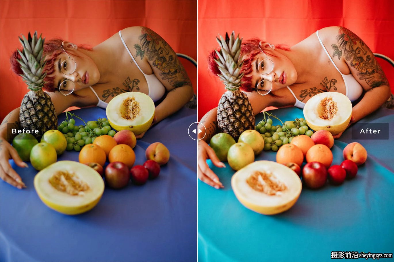 夏季美食摄影色调LR预设与手机滤镜Fruit Crush Lightroom Presets