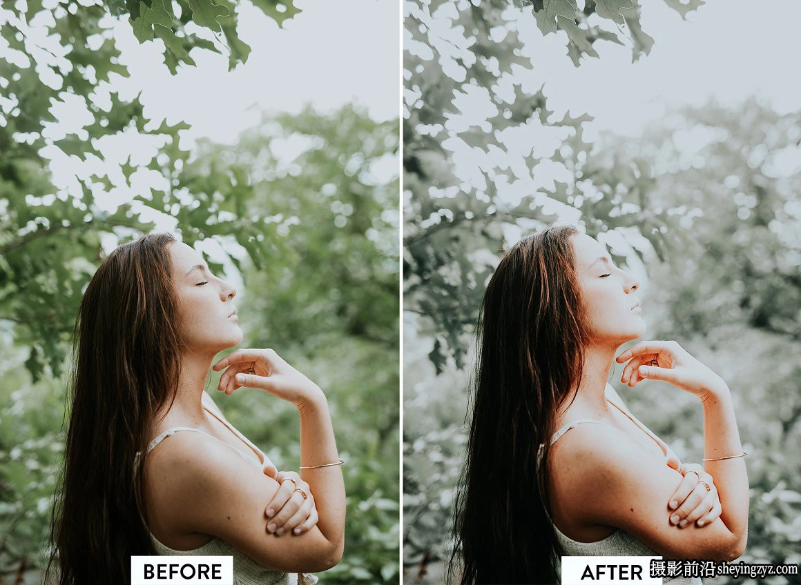森系电影胶片情绪人像摄影调色Lightroom预设与手机调色滤镜