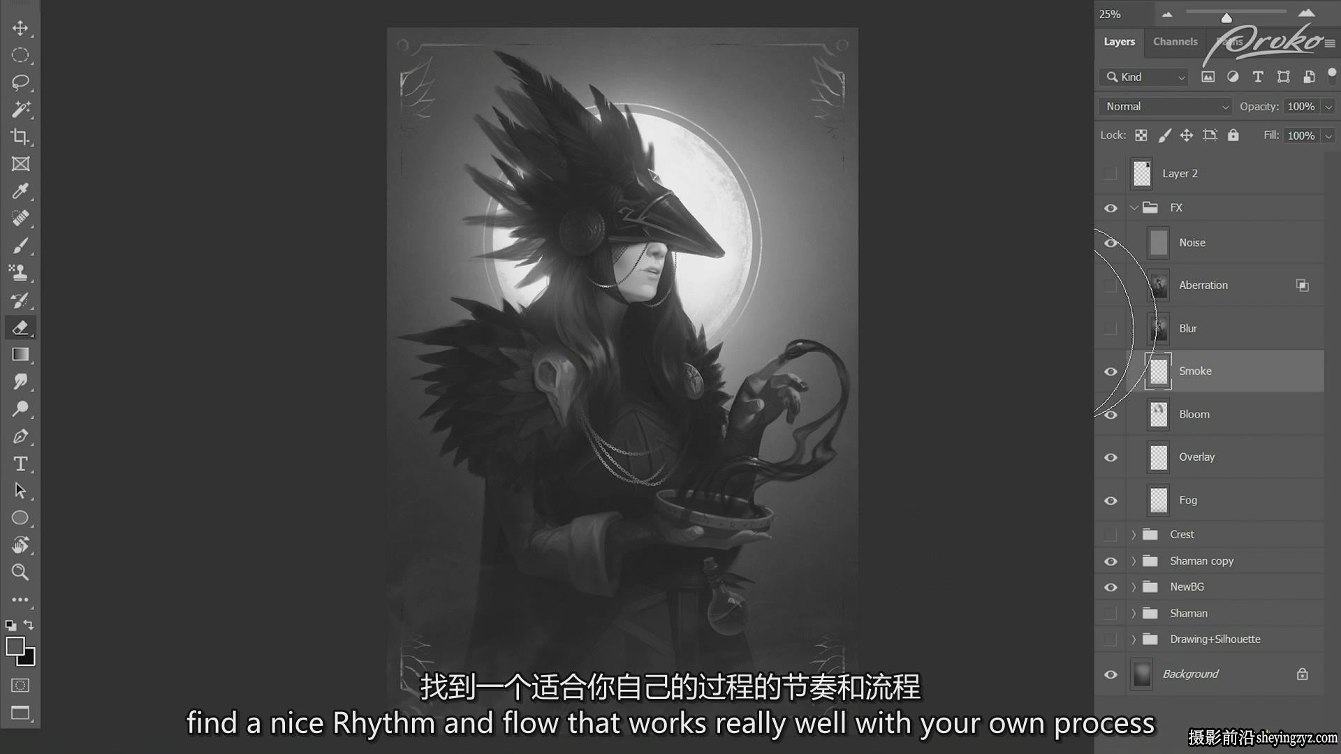 Proko - 插画师Jon Neimeister 数字绘画基础教程-中英字幕