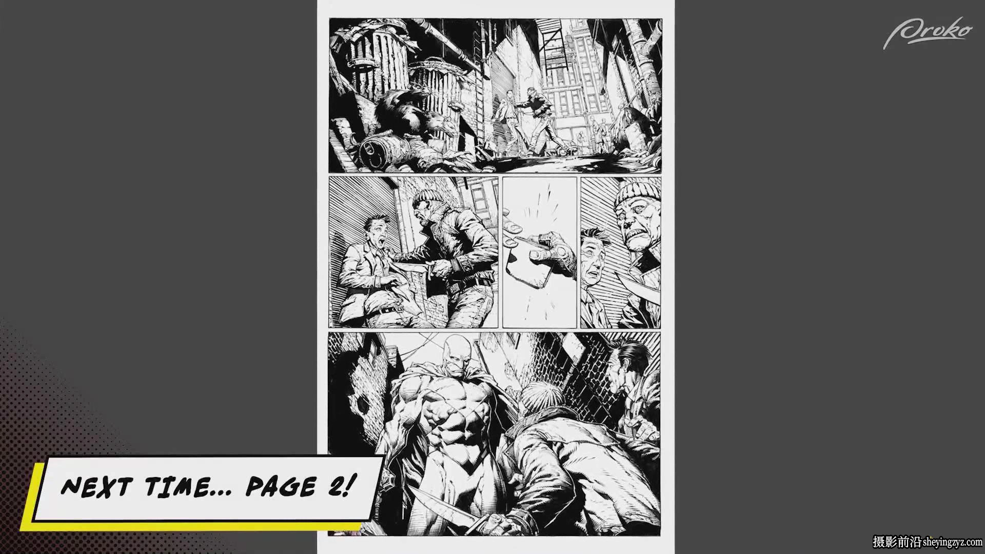 Proko - David Finch 从零开始制作的漫画页面教程-中英字幕