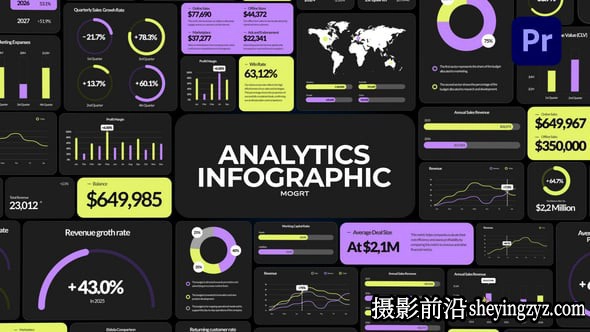PR模板-信息图表 |商业图形和图表模版 VH-53705494