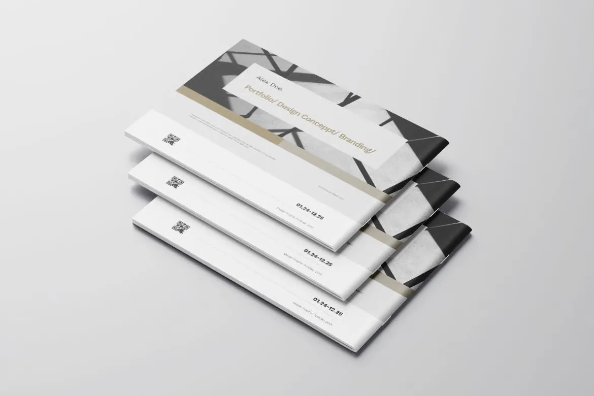 摄影师设计师平面设计作品集InDesign模板第17卷