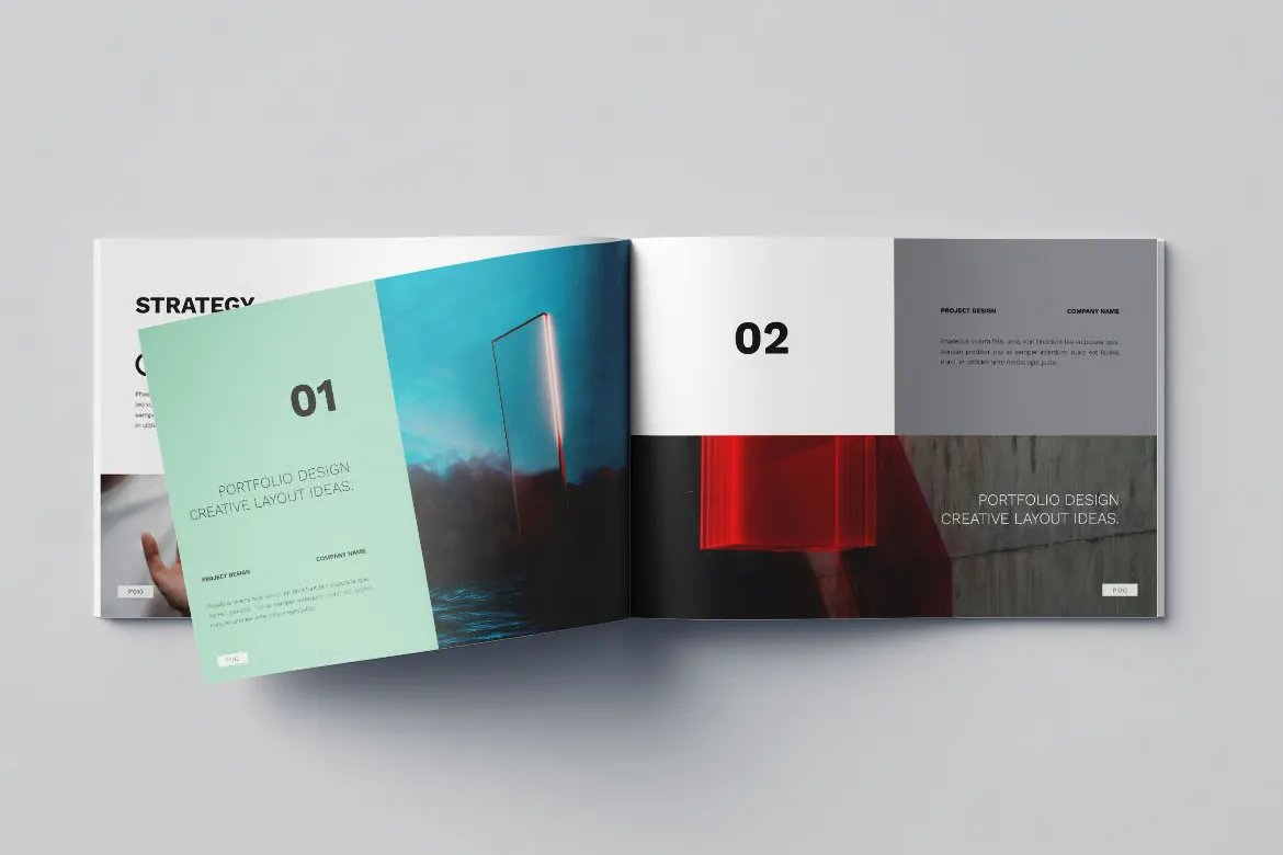 摄影师设计师平面设计作品集InDesign模板第18卷