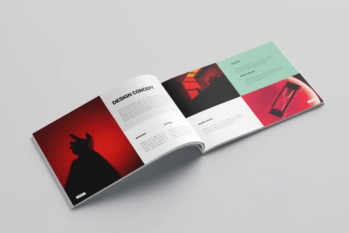 摄影师设计师平面设计作品集InDesign模板第18卷