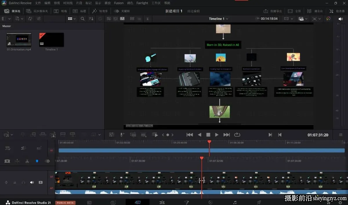 DaVinci Resolve Studio for mac .v21.0.b2 苹果系统破解版