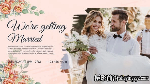 PR模板-婚礼婚庆片头开场动画展示PR模版 VH-53869872