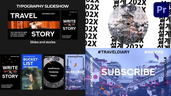 PR模板-文字动画标题排版幻灯片开场模版 VH-53901040