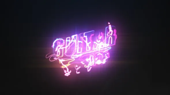 AE模板-电光电流描边LOGO动画开场片头模板-VH-32869480
