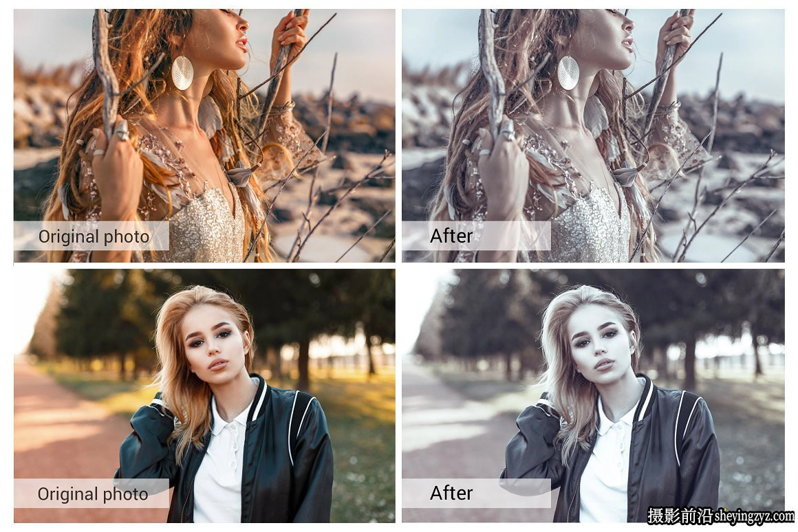 褪色电影胶片后期调色Lightroom预设/移动滤镜/LUT调色预设