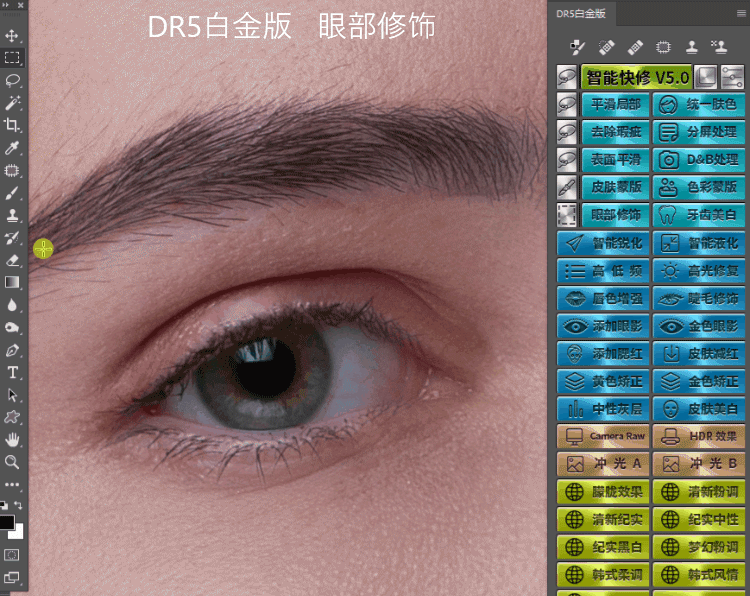 DR5白金版|DR5增强版|PS磨皮插件DR5中文版(支持PS2026)