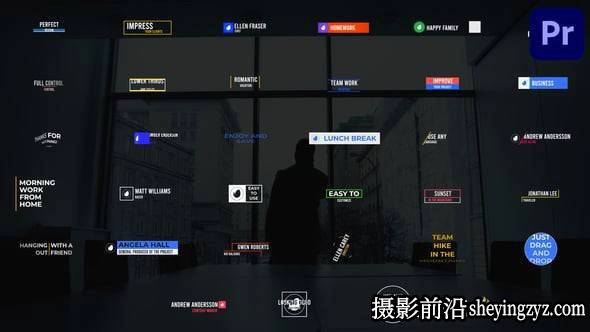 PR模板-33种创意文本动画标题排版效果模版 VH-53930301