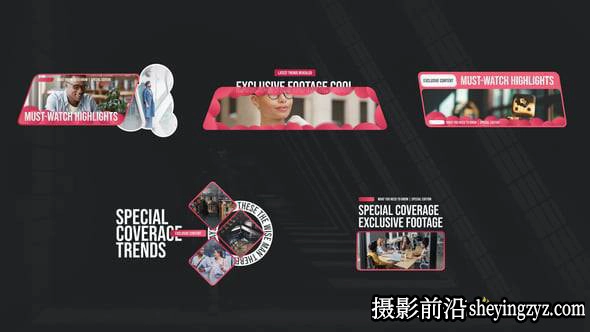PR模板-现代动态低三分之一标题动画模版 VH-53223072