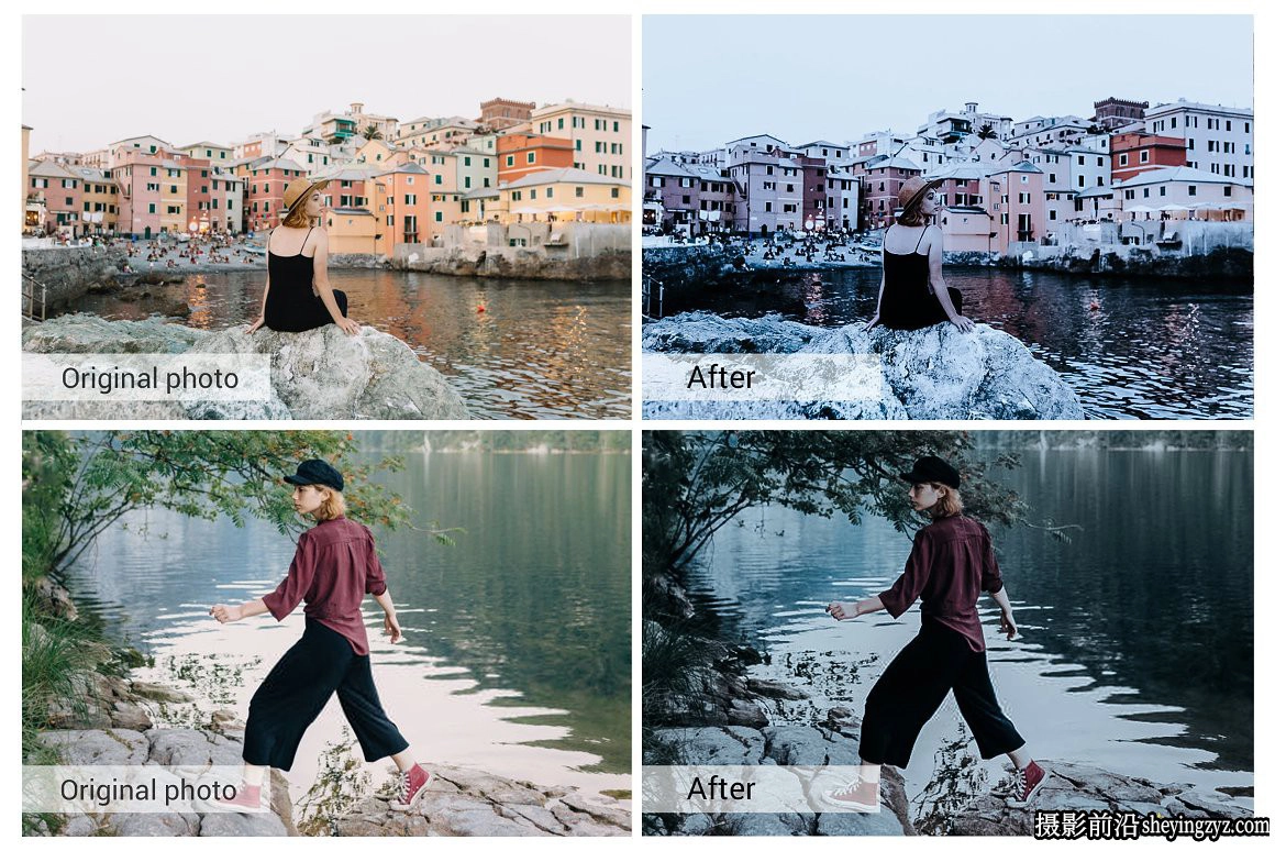 黑钻石灰旅行街拍电影人像Lightroom预设手机滤镜/LUT调色预设