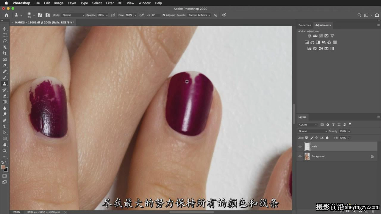 修图师Rosella Vanon美容和人像精修润饰完整大师班-中文字幕