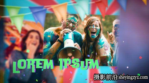 AE模板-聚会庆祝照片相册片头模板免费下载- VH-52270579