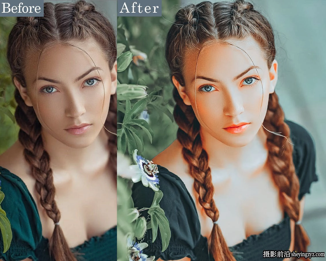 人像摄影完美通透人像肌肤调整Lightroom预设及手机调色滤镜