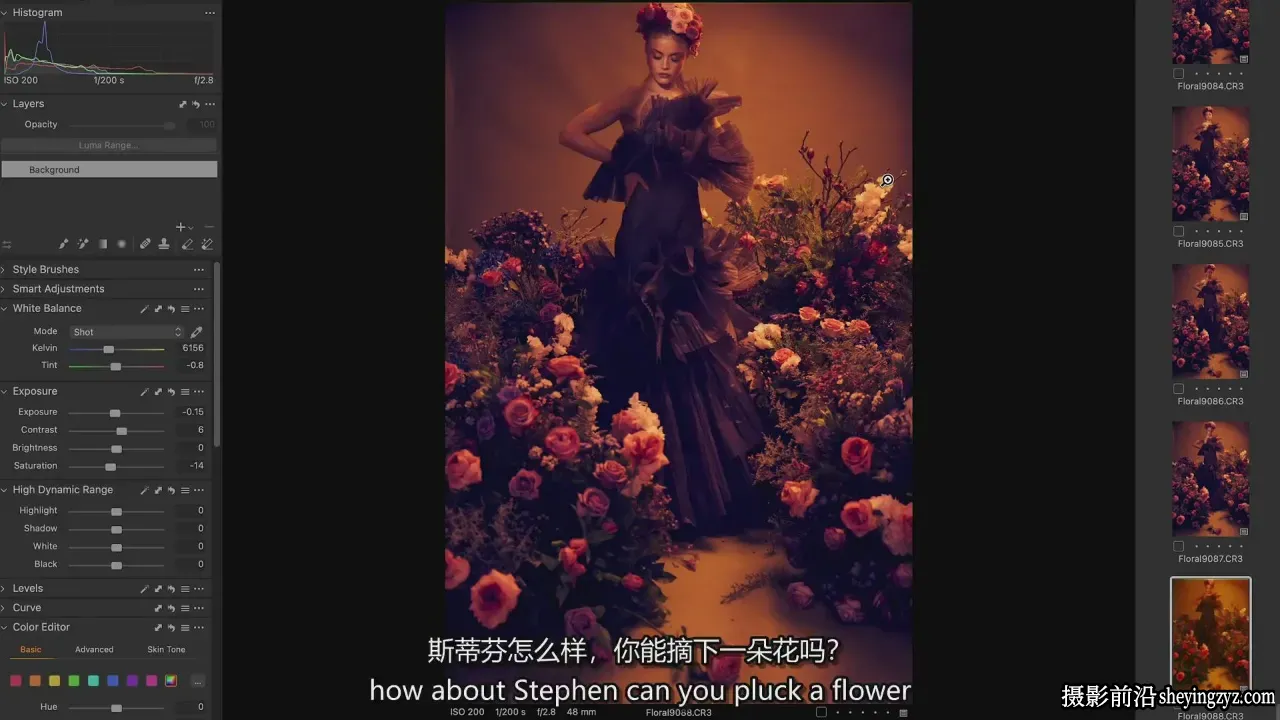 Lindsay Adler - Learn+系列第25期春日花卉人像摄影-中英字幕