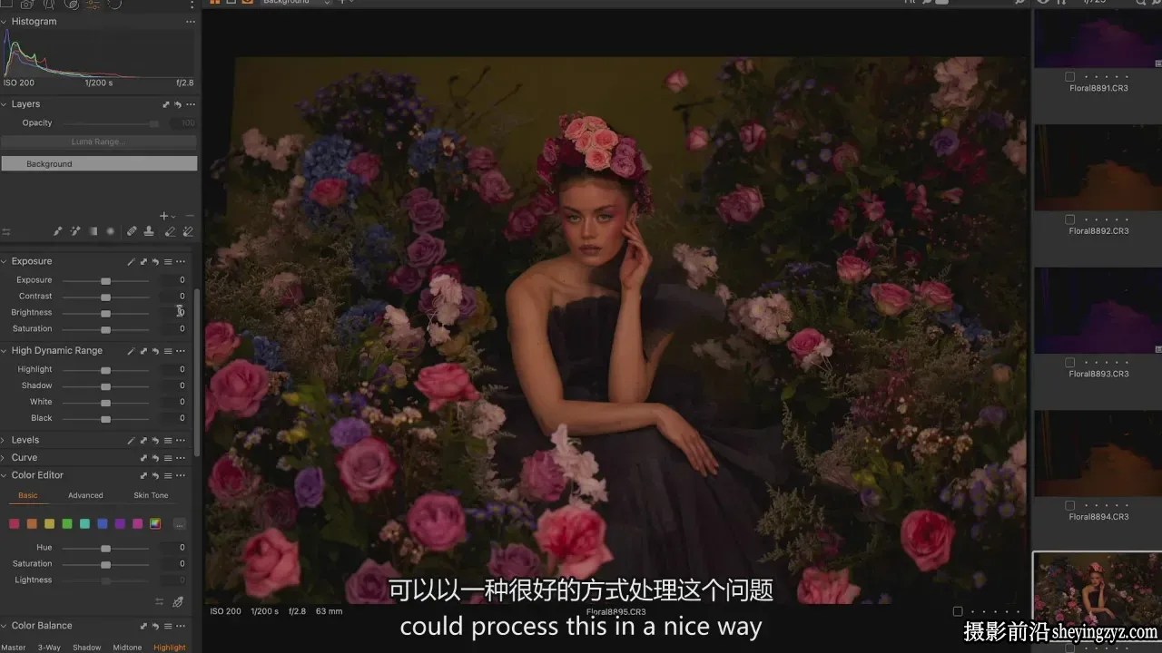 Lindsay Adler - Learn+系列第25期春日花卉人像摄影-中英字幕