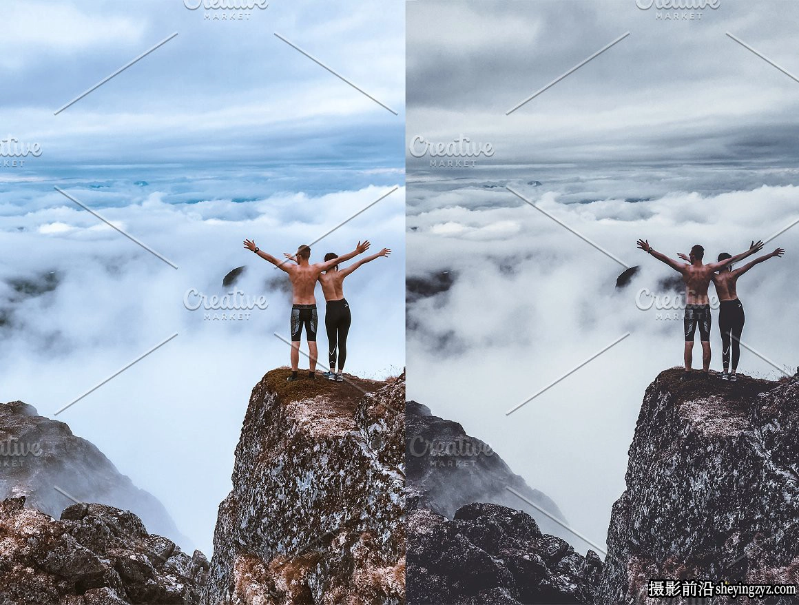 喜怒无常黑暗情绪旅拍电影风光Lightroom预设与手机LR调色预设