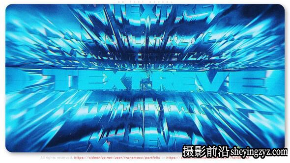 AE模板-3D深度文本显示开场片头演绎模板VH-53960746