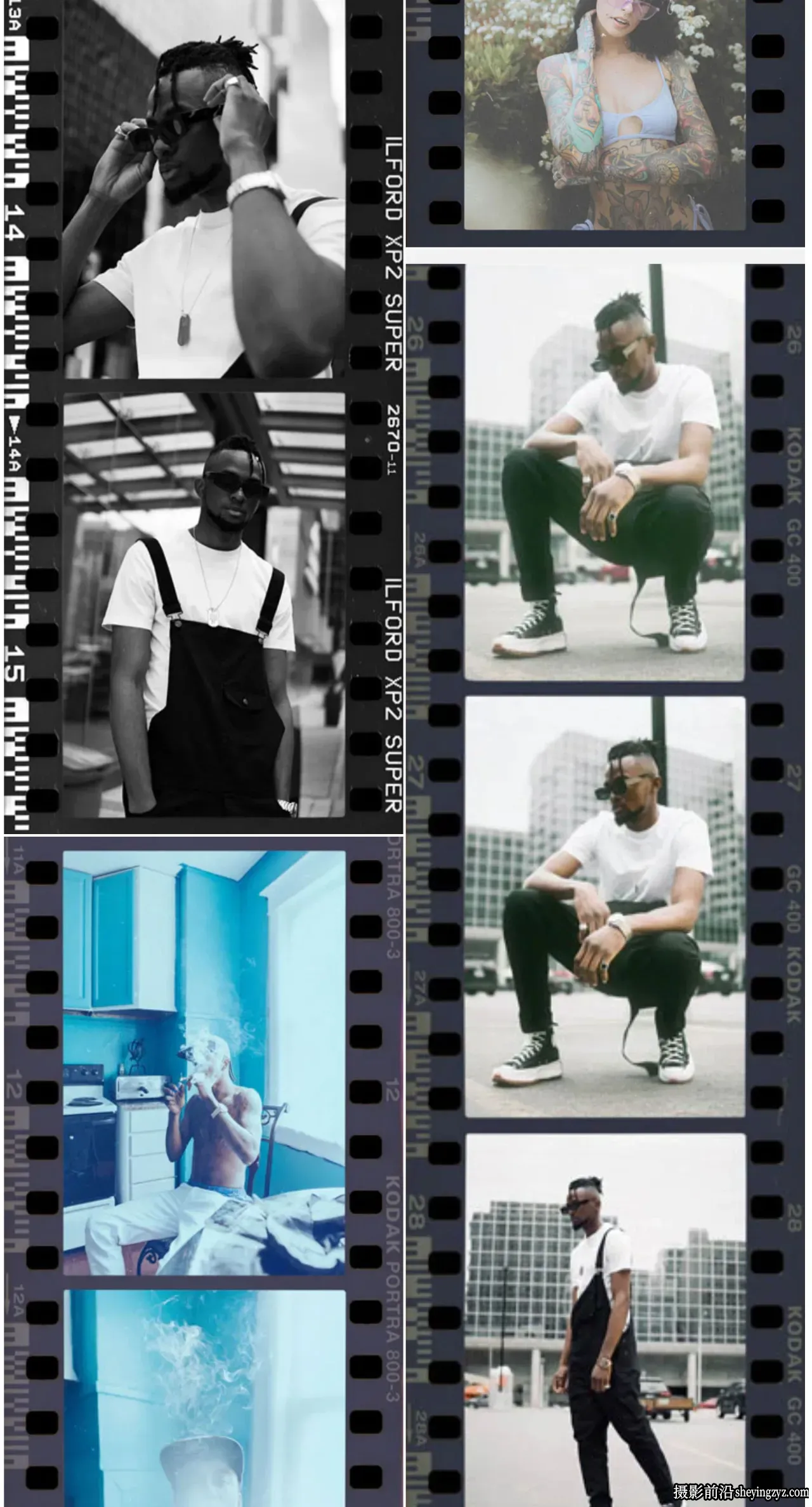Sickboat –170个柯达,富士10K高清35毫米胶片边框纹理PNG叠加Vol. 2