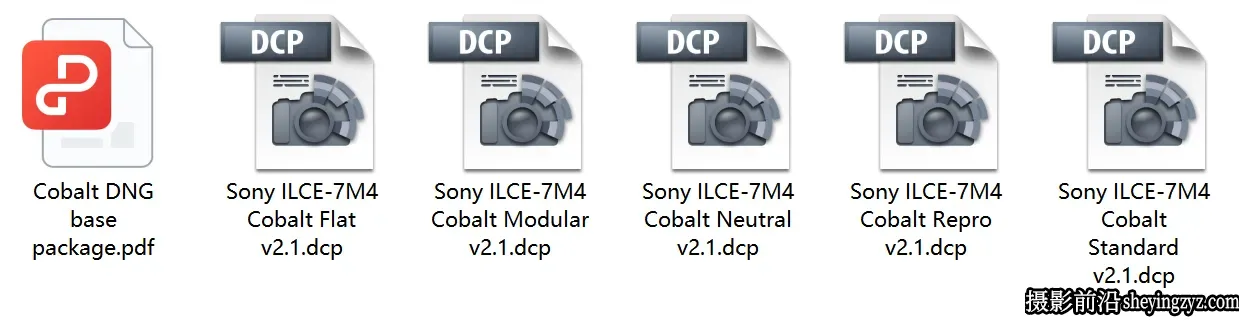 Cobalt Image - Adobe 索尼Sony A7 IV v2.1 色彩校准基础包