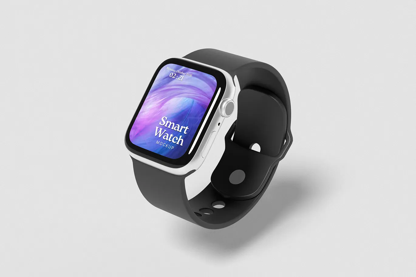 智能手表样机模型或Apple Watch样机模型